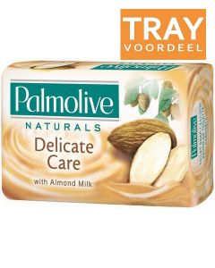 PALMOLIVE NATURALS DELICATE CARE WITH ALMOND MILK ZEEP TRAY 18 X 4 X 90 GRAM