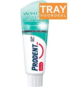 PRODENT WHITE SYSTEM PURE MINERAL TANDPASTA TRAY 12 X 75 ML