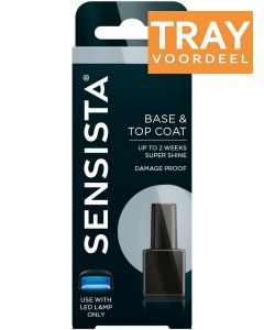 SENSISTA BASE & TOP COAT TRAY 6 X 7,5 ML