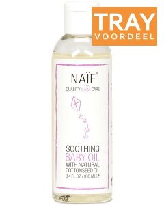 NAIF SOOTHING BABY OIL BABY OLIE TRAY 6 X 100 ML