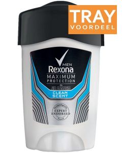 REXONA MEN MAXIMUM PROTECTION CLEAN SCENT DEO STICK TRAY 6 X 45 ML