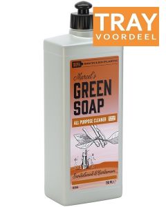 MARCEL'S GREEN SOAP SANDALWOOD & CARDAMOM ALLESREINIGER TRAY 6 X 750 ML